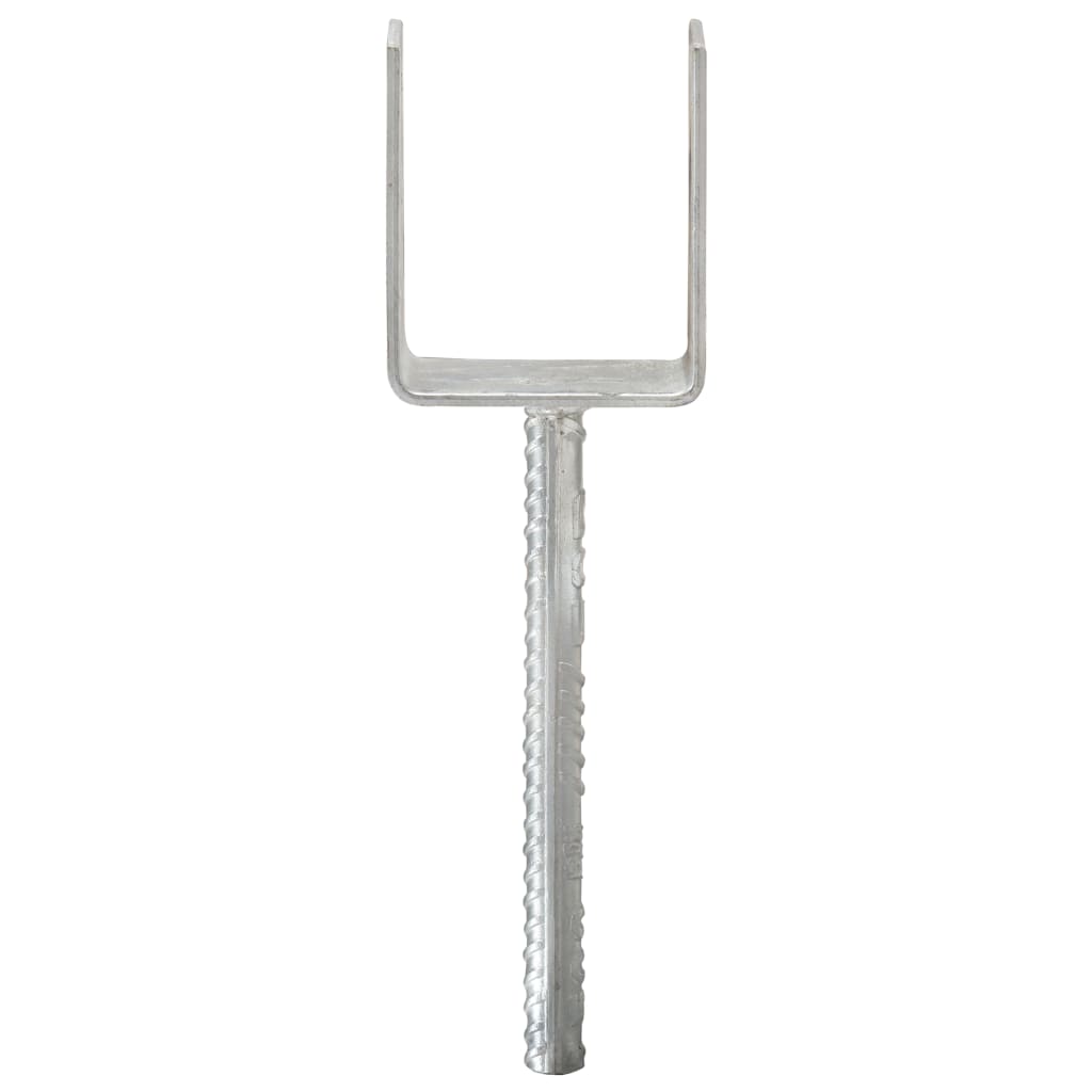 Vidaxl gemahlene Anker 6 Stcs 9x6x30 cm galvanisierter Stahl Silber gefärbt