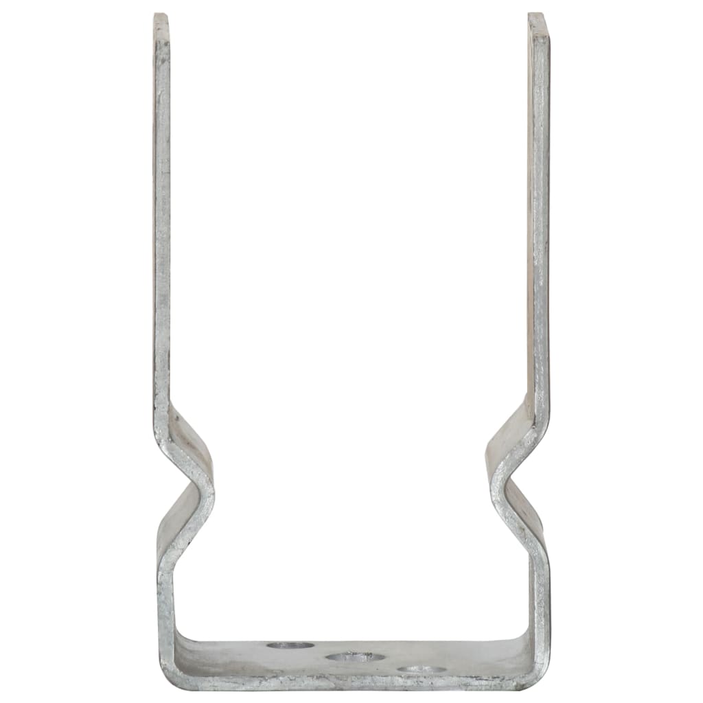 Vidaxl gemahlene Anker 6 Stück 8x6x15 cm verzinkter Stahl Silber gefärbt
