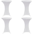 Vidaxl statafelhoes 4 st stretch ø70 cm wit