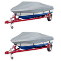 Vidaxl boothoezen 2 st 610-671x254 cm grijs