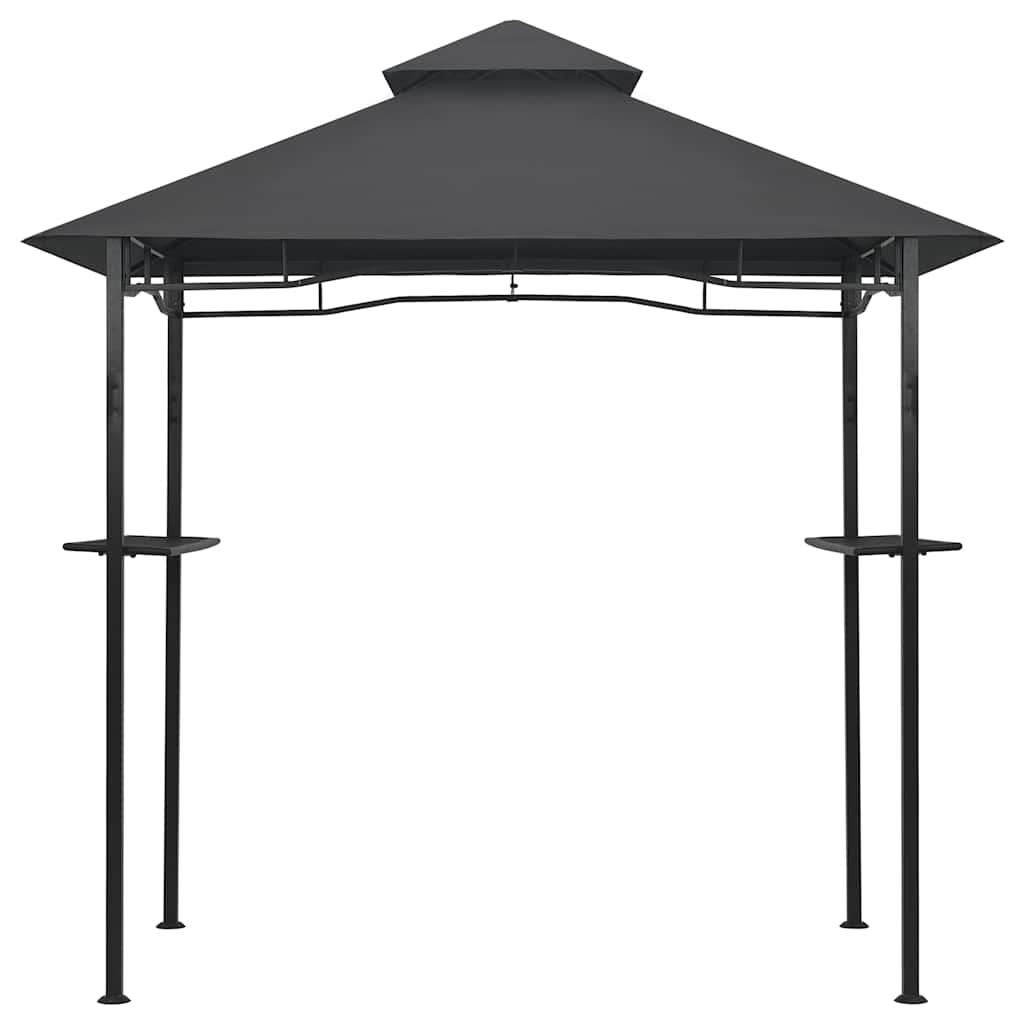 VIDAXL - Grillpavillon 240x150x255 cm Stahl - Anthrazit