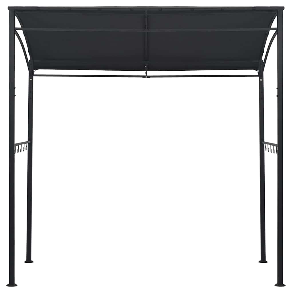Vidaxl barbecue paviljoen 215x150x220 cm staal antraciet