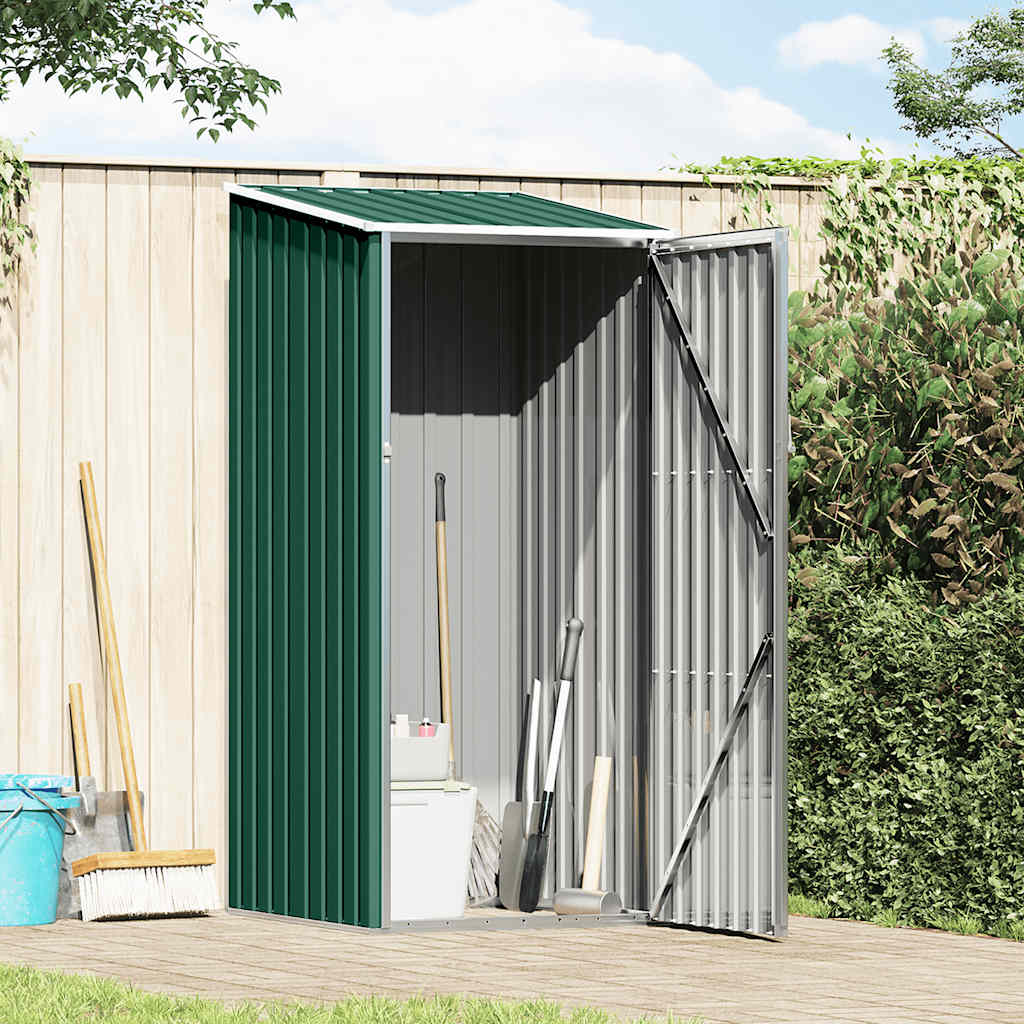 VidaXL Gartenhaus 87x98x159 cm verzinkt Stahlgrün