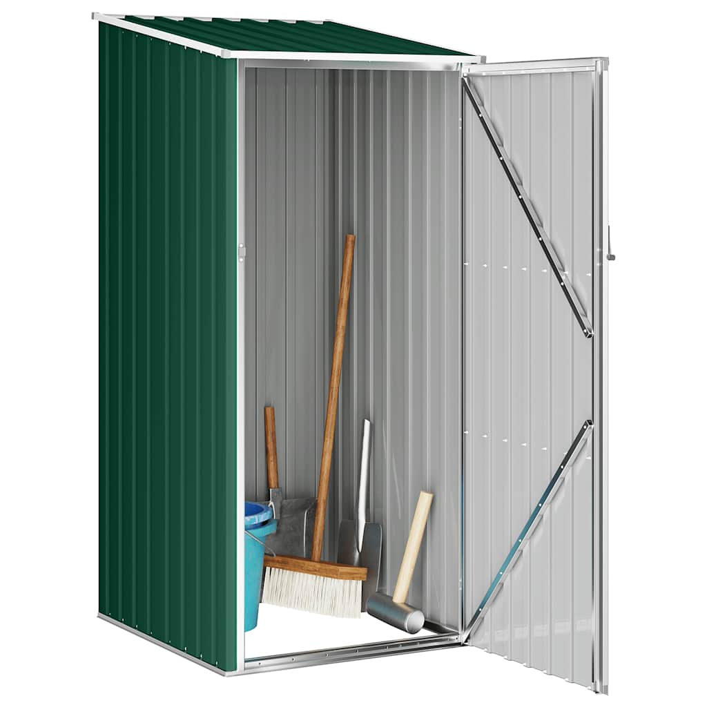 VidaXL Gartenhaus 87x98x159 cm verzinkt Stahlgrün
