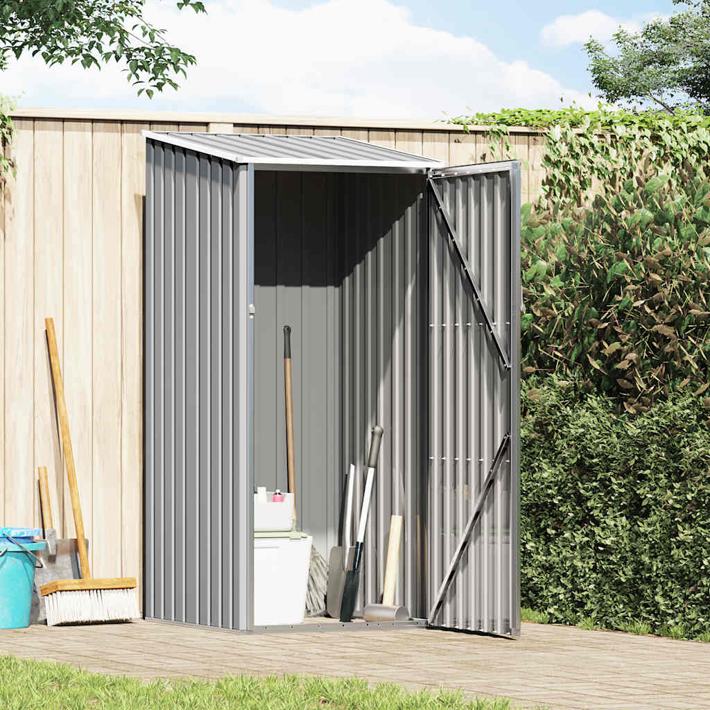 VidaXL Gartenhaus 87x98x159 cm, verzinktes Stahlgrau