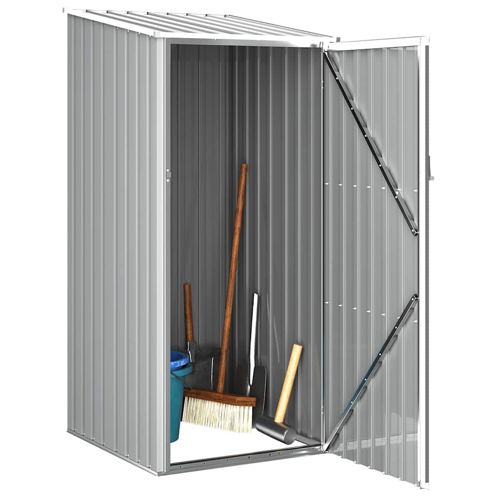 VidaXL Gartenhaus 87x98x159 cm, verzinktes Stahlgrau