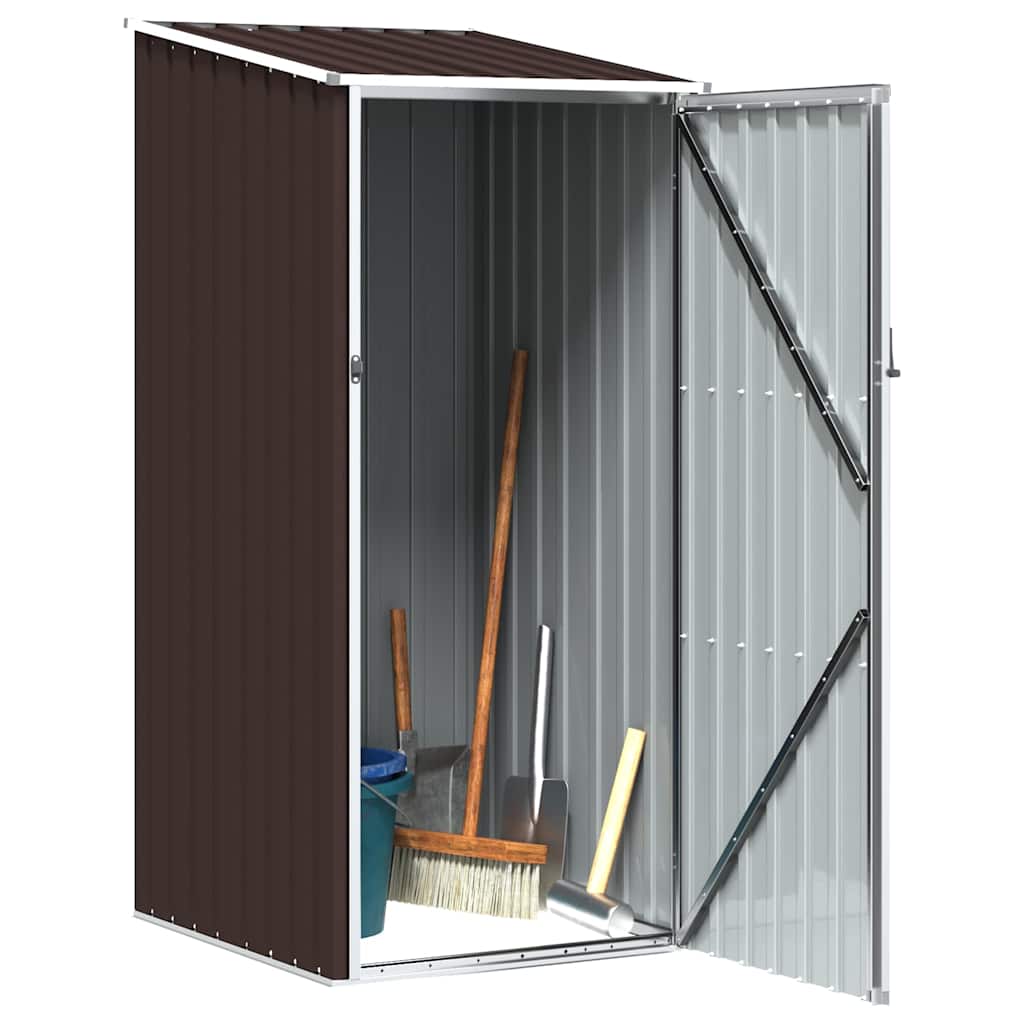 VidaXL Gartenhaus 87x98x159 cm verzinkt Stahlbraun