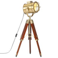 VidaXL Dreibein-Stehleuchte 69 cm Massives Mangoholz