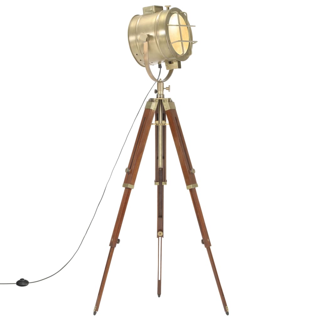 VidaXL Stehlampe Stativ 165 cm Festes Mangoholz
