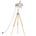 VidaXL Dreibein-Stehleuchte 140 cm Massives Mangoholz