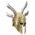 VidaXL Soldatenhelm, griechische Replik, LARP, Stahl, Messingfarben