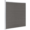 Vidaxl schutting 175x186 cm hkc grijs