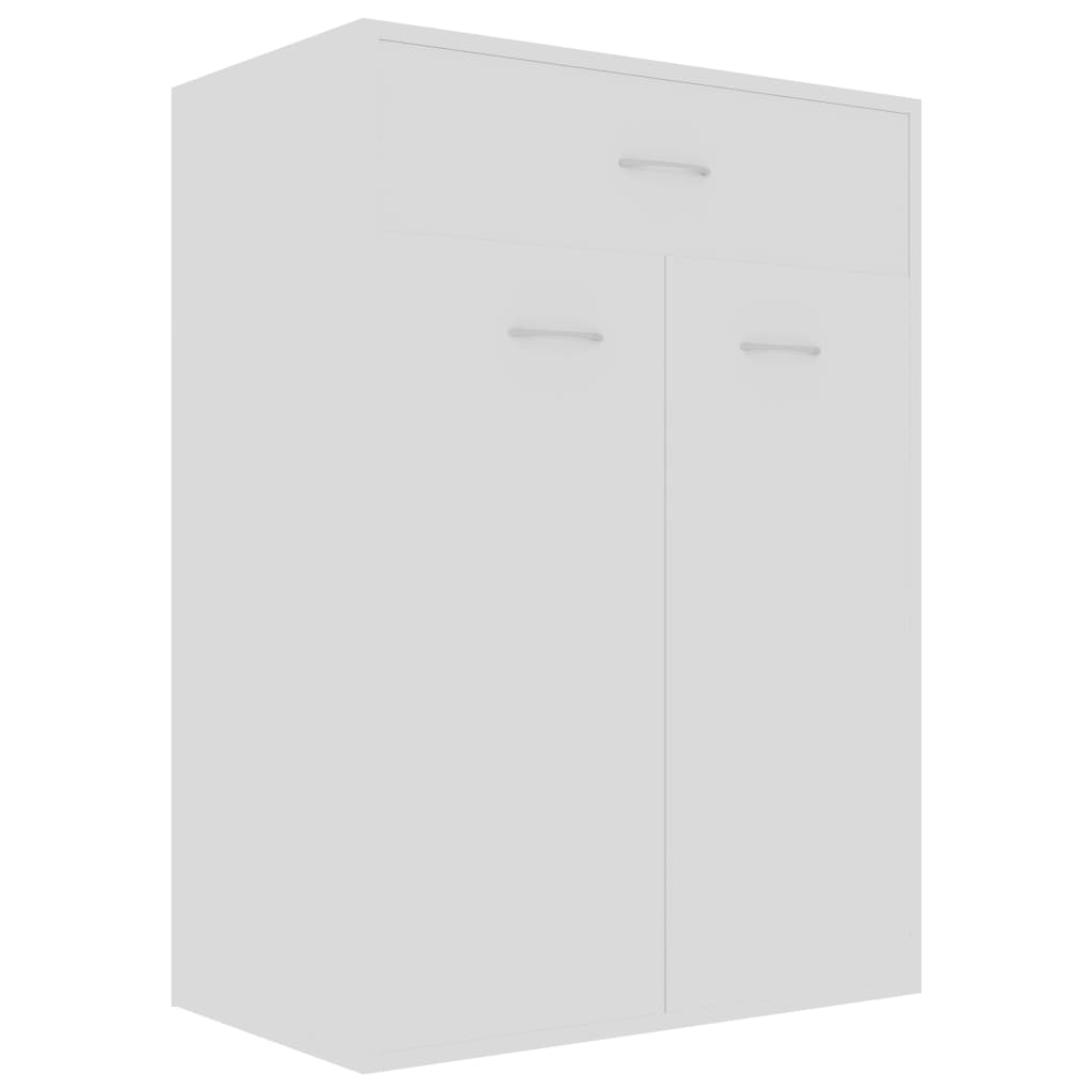 VIDAXL -Schuhschrank 60x35x84 cm ordentliches Holz weiß