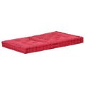Vidaxl palletvloerkussen 120x80x10 cm katoen bordeauxrood