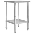 VidaXL Küchenarbeitsplatte 60x60x85 cm Edelstahl
