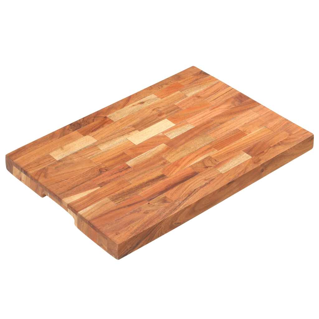Vidaxl hakblok 50x35x4 cm massief acaciahout