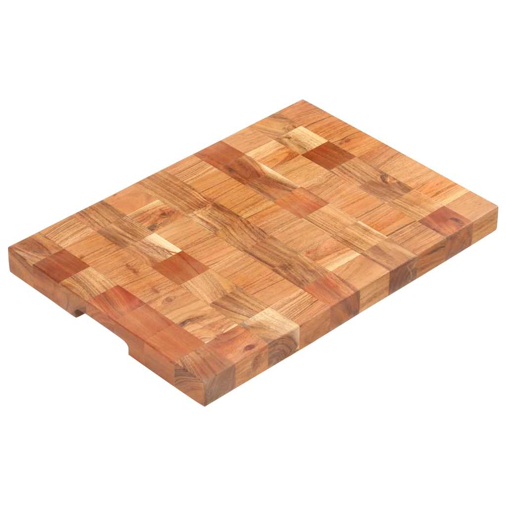Vidaxl hakblok 50x34x3,8 cm massief acaciahout