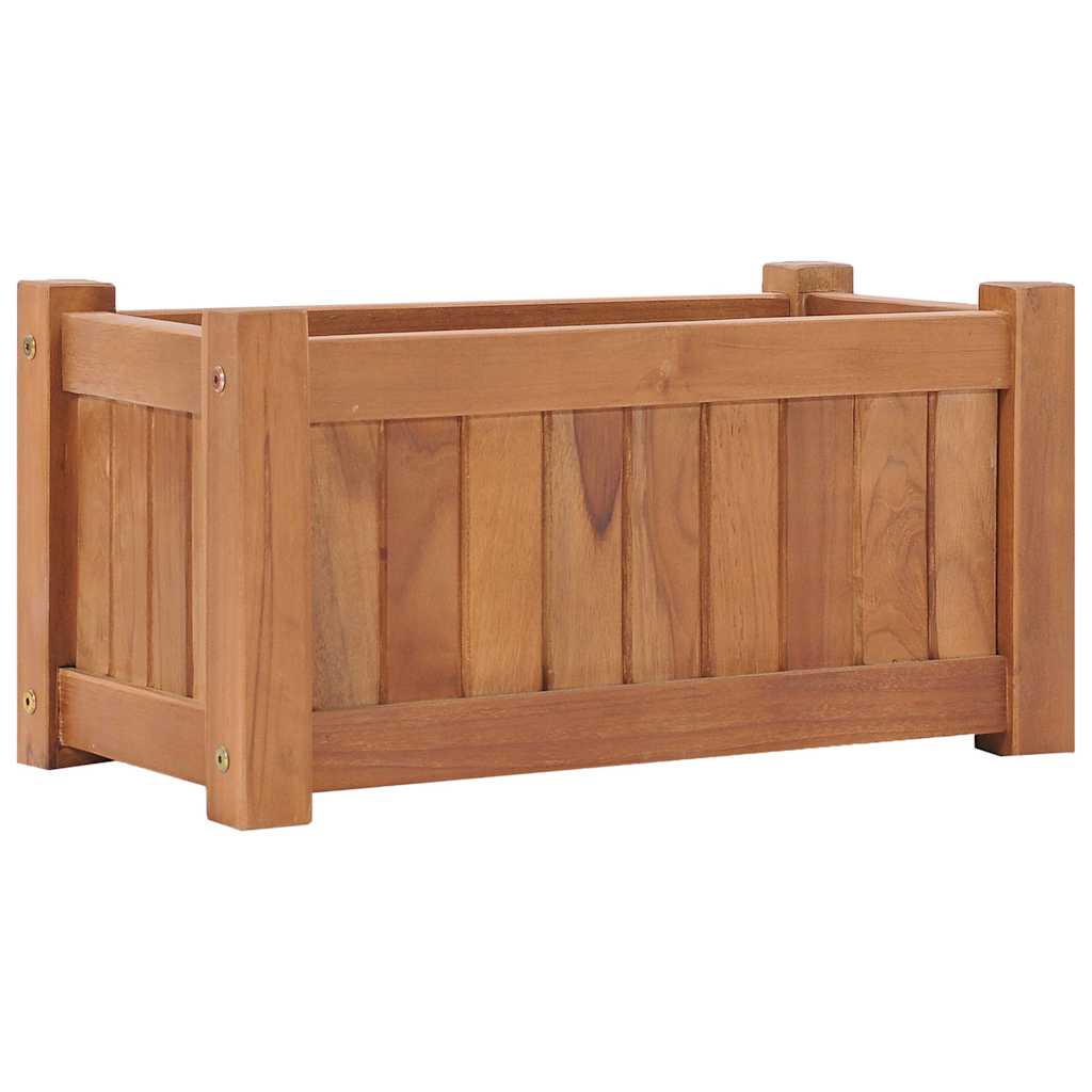 VIDAXL -Planzer erhöht 50 x 25 x 25 cm Festes Teakholzholz
