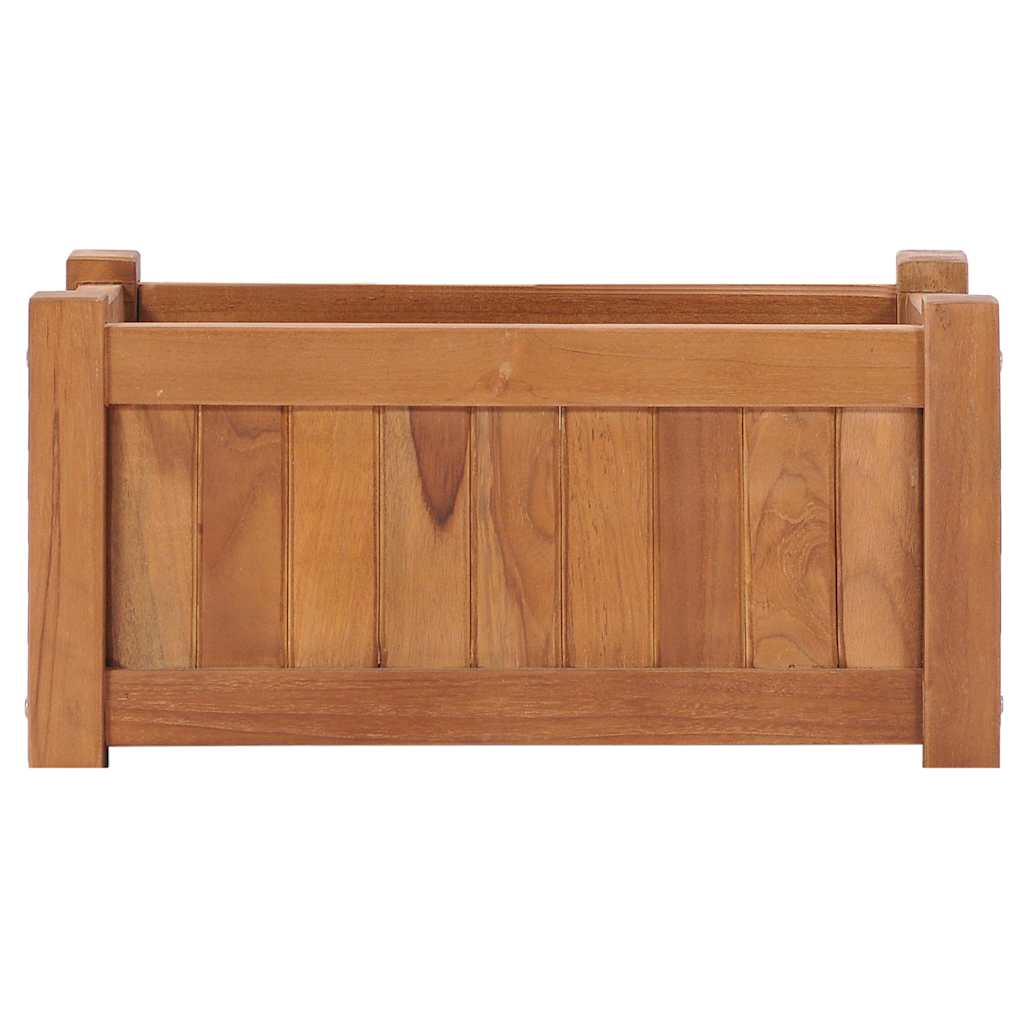 VIDAXL -Planzer erhöht 50 x 25 x 25 cm Festes Teakholzholz