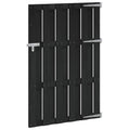 Vidaxl poort 100x150 cm hkc grijs