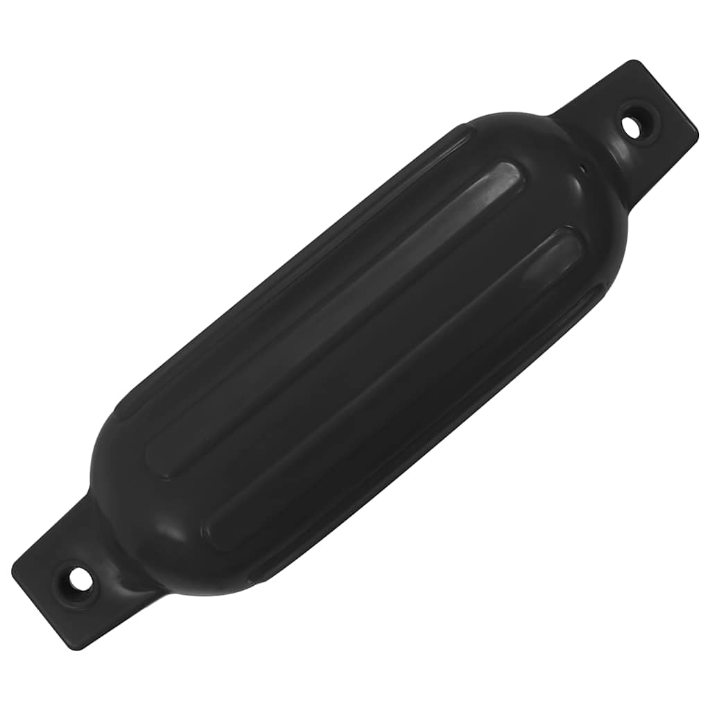 VidaXL Bootsfender, 4 Stück, 41 x 11,5 cm, PVC, Schwarz
