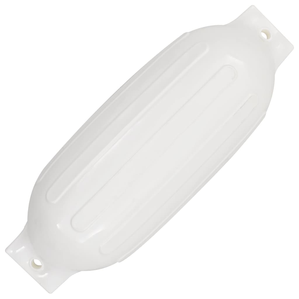 VidaXL Bootsfender, 2 Stück, 69 x 21,5 cm, PVC, weiß