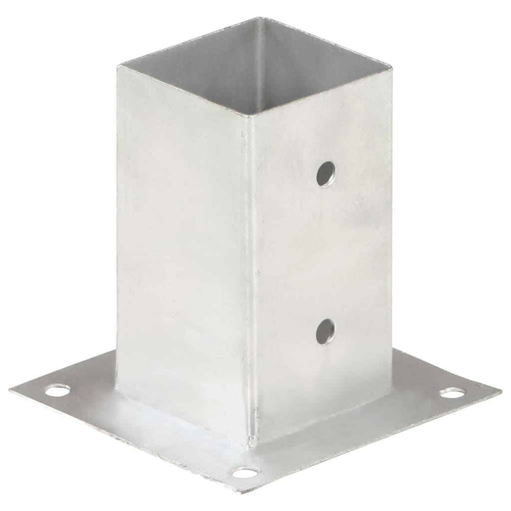 VidaXL Pfostenanker, 4 Stück, 81 mm, verzinktes Metall