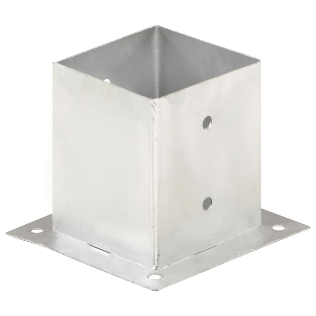 Vidaxl Pfahlanker, 4 Stück, 121 mm, verzinktes Metall