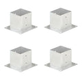 Vidaxl paalankers 4 st 141 mm gegalvaniseerd metaal