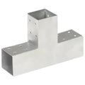 VidaXL Pfostenverbinder T-Form 71x71 mm verzinktes Metall