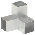 VidaXL Pfostenverbinder Y-Form 91x91 mm verzinktes Metall