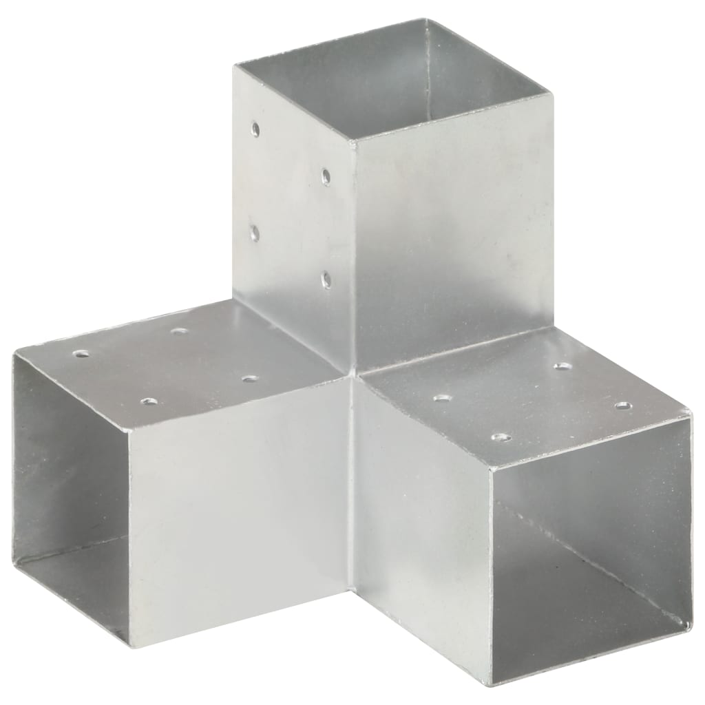 VidaXL Pfostenverbinder Y-Form 91x91 mm verzinktes Metall