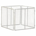 Vidaxl compostbak 85x85x70 cm gegalvaniseerd staal