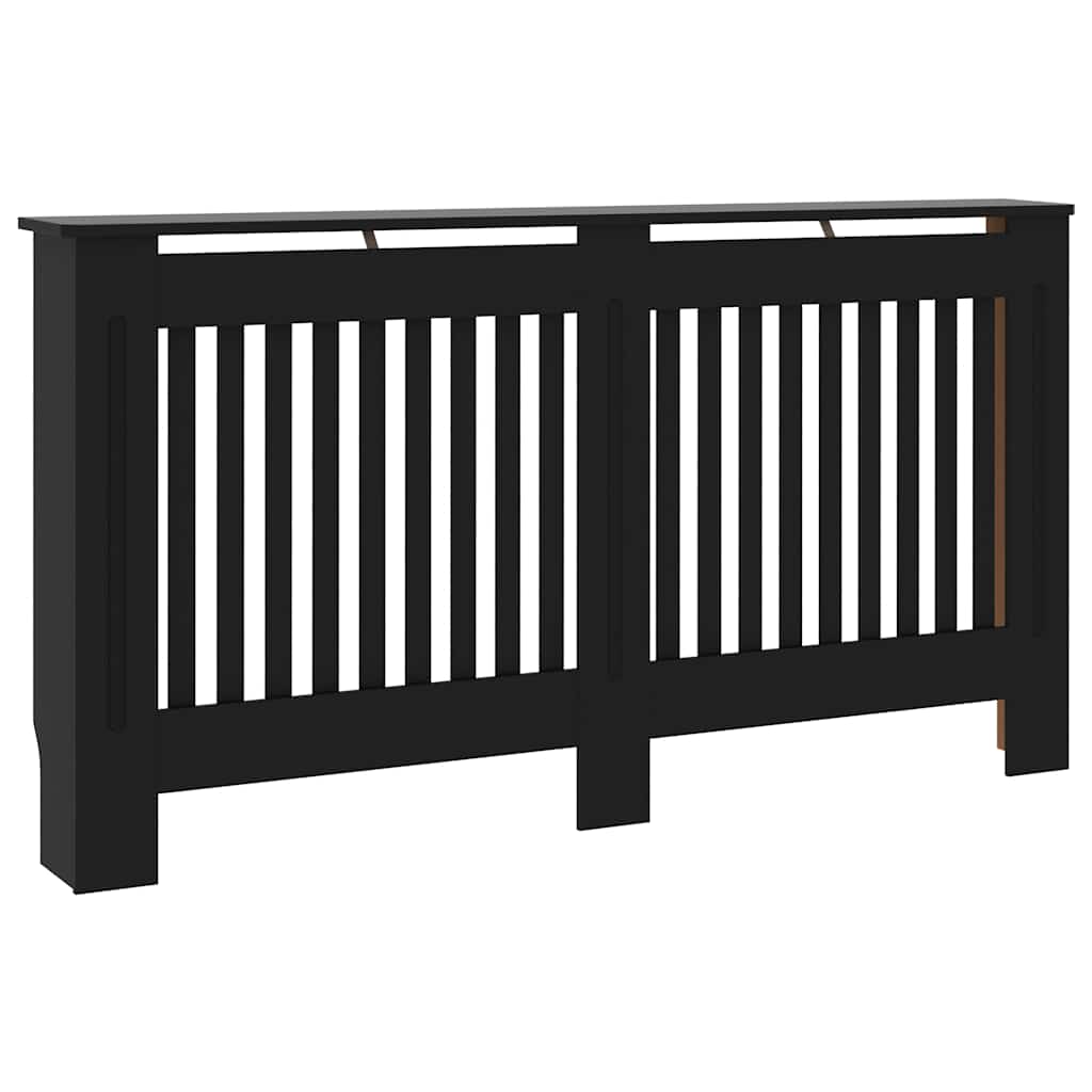 VIDAXL - Heizkörperkonstruktion 152x19x81,5 cm MDF Schwarz