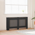 VIDAXL - Heizkörperkonstruktion 152x19x81,5 cm MDF Schwarz