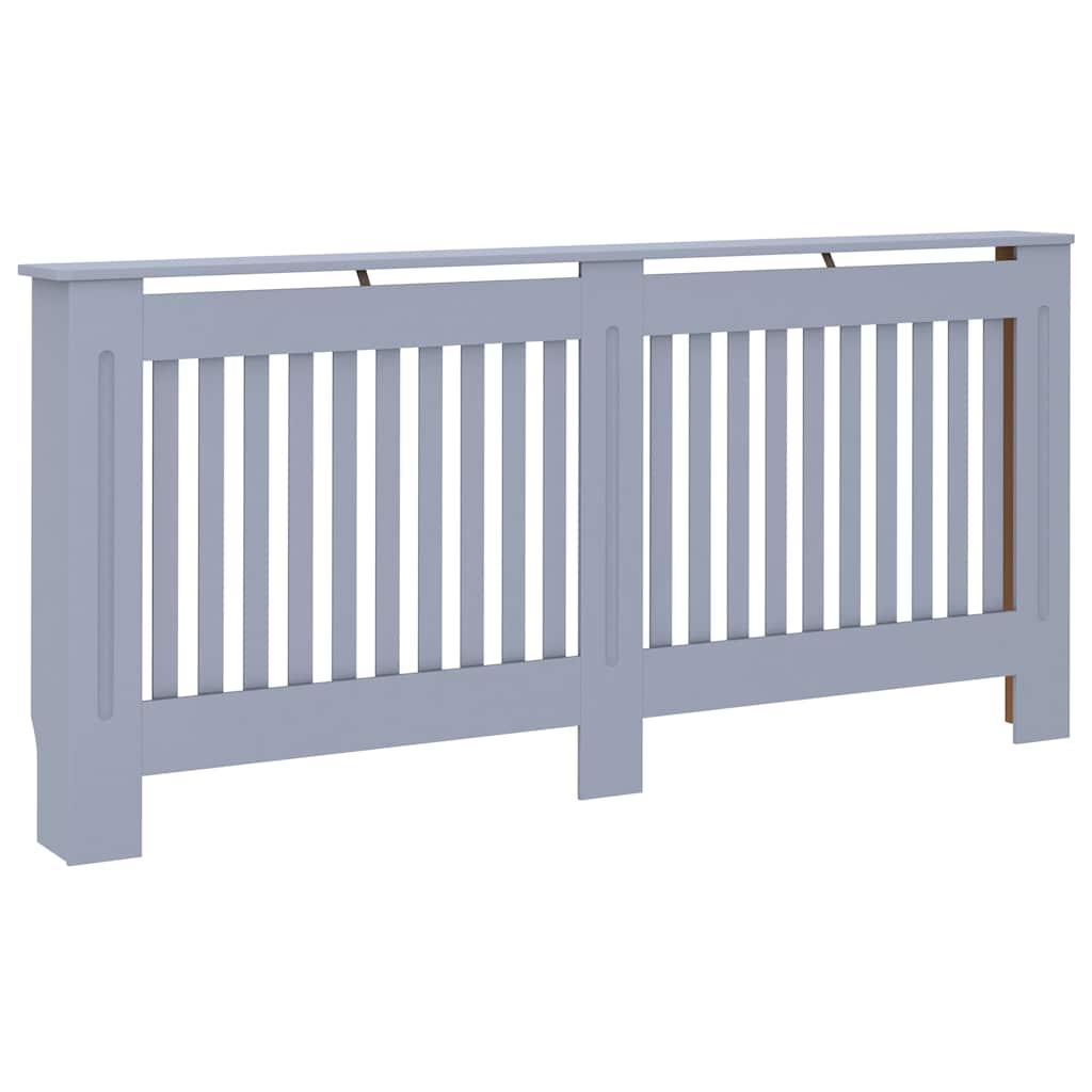 Vidaxl radiatorombouw 172x19x81,5 cm bewerkt hout antraciet