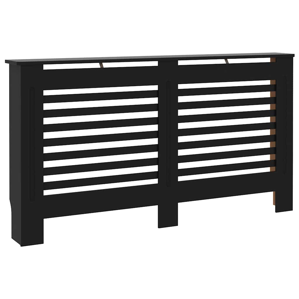 VIDAXL - Heizkörperkonstruktion 152x19x81,5 cm MDF Schwarz