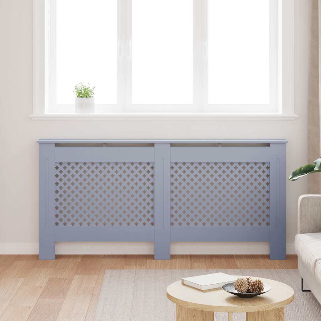 Vidaxl radiatorombouw 172x19x81,5 cm mdf antraciet