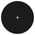 Vidaxl springmat voor 10 feet 3,05 m ronde trampoline stof zwart