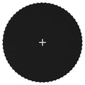 Vidaxl springmat voor 12 feet 3,66 m ronde trampoline stof zwart