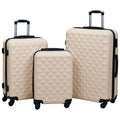 Vidaxl 3-teiliges Herz-Packset Goldfarbe