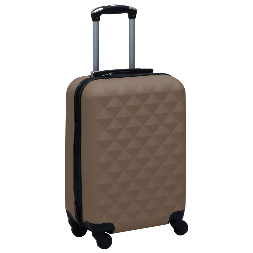 VidaXL Hartschalenkoffer ABS braun