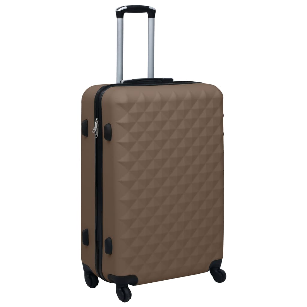 VidaXL Hartschalenkoffer ABS braun