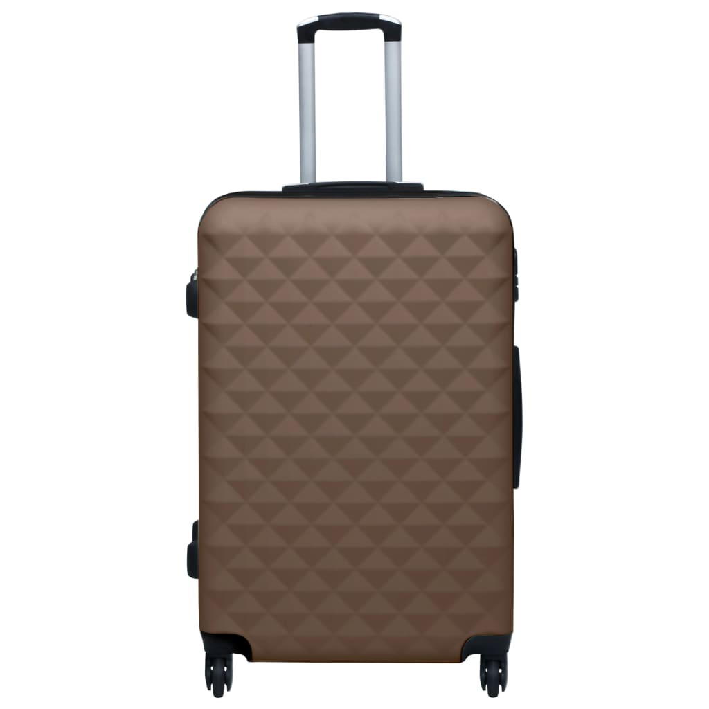 VidaXL Hartschalenkoffer ABS braun
