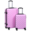 Vidaxl 2-teiliges Herz-Set, rosa