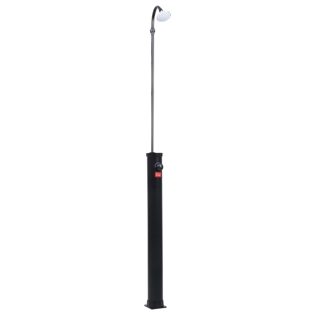 VidaXL Solar-Außendusche 8 l 215 cm schwarz
