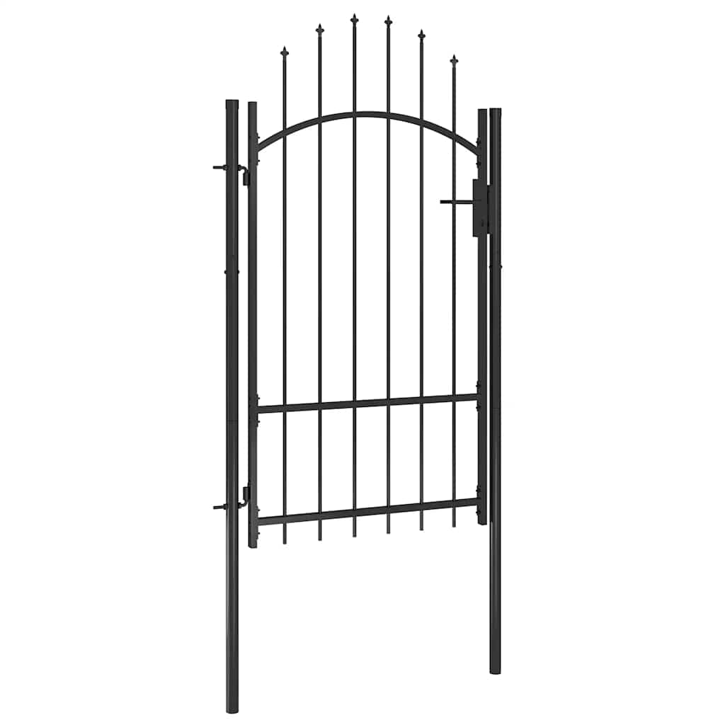 Vidaxxl Tor 1x2,2 m Stahl Schwarz