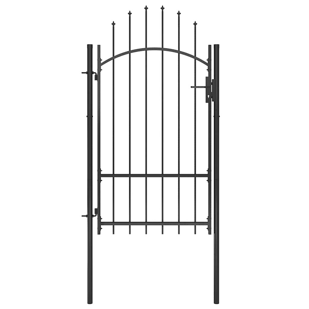 Vidaxxl Tor 1x2,2 m Stahl Schwarz