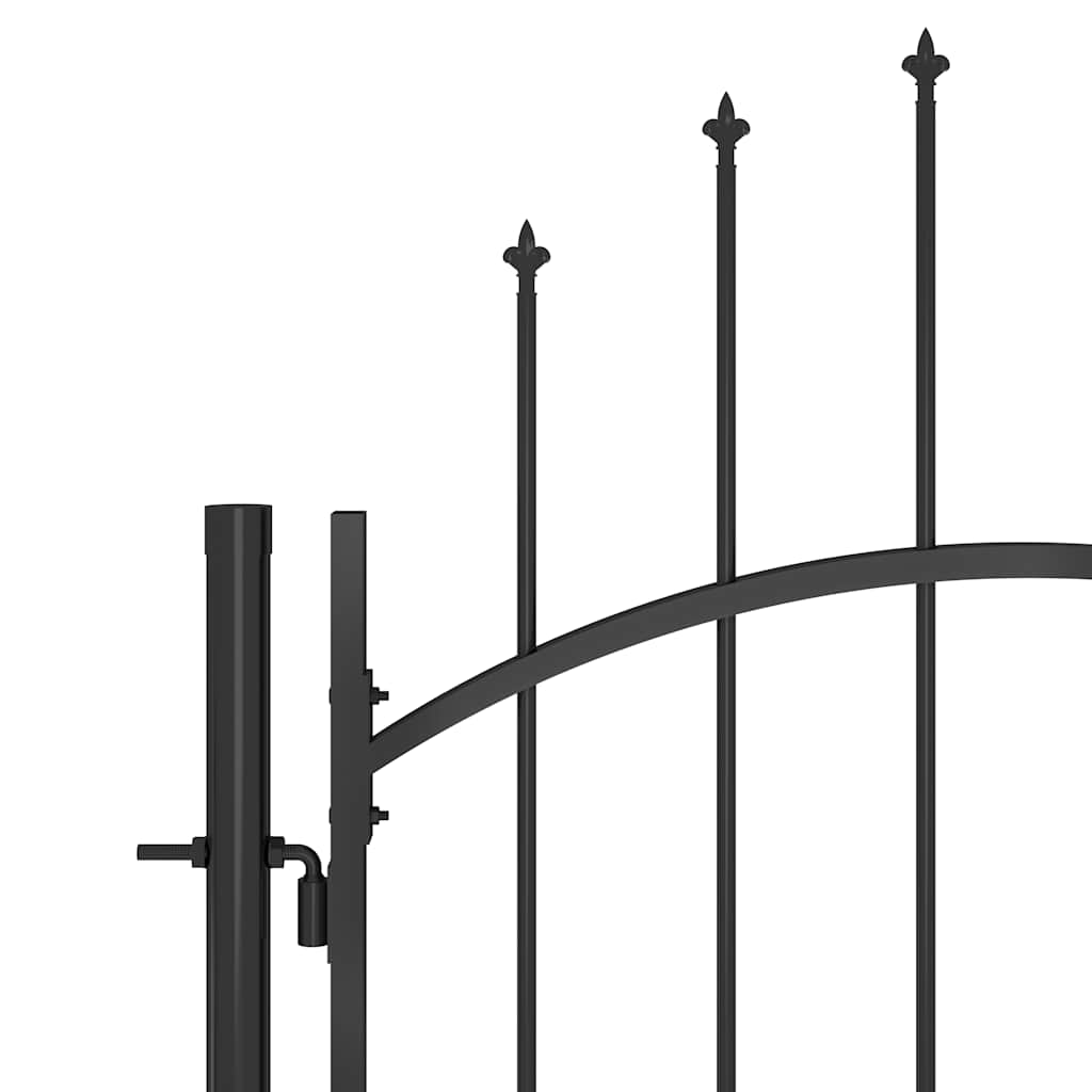 Vidaxxl Tor 1x2,2 m Stahl Schwarz