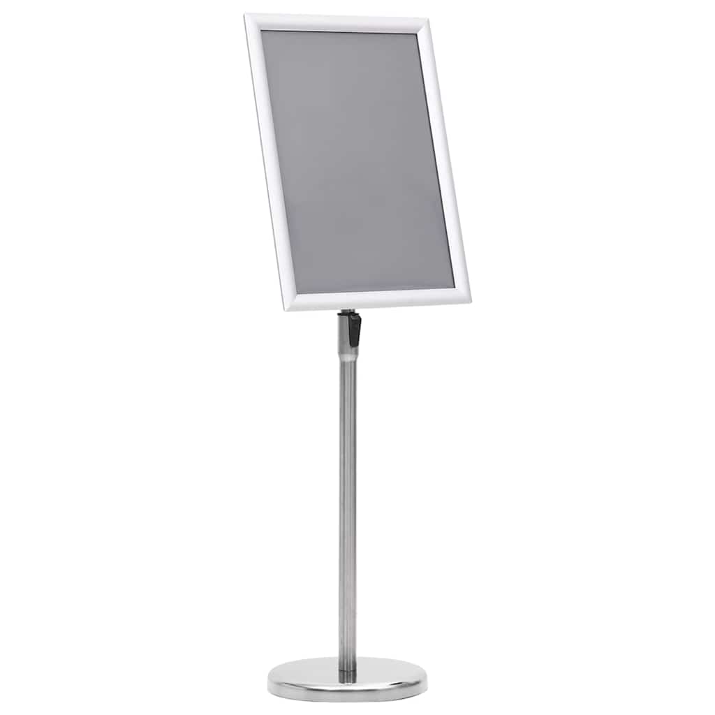VidaXL Posterständer A3 Aluminiumlegierung Silberfarben